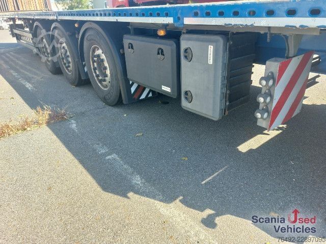 Auflieger mit offener Pritsche Schwarzmüller S1 Pritsche 4,0 m ausziehbar + Ladungsträger 1,5