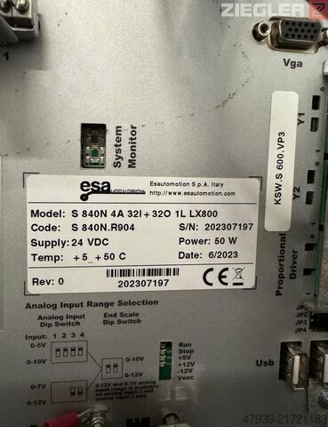 Hydraulische CNC-Abkantpresse DENER XF 30125