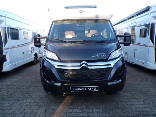 Teilintegriertes Wohnmobil BÜRSTNER Limited T IT 727 G Hubbett, SAT, Markise