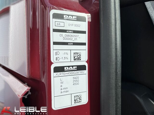 Standard SZM DAF XF 530FT*Hydraulik*Alcoa*Retarder*Tank 845L*