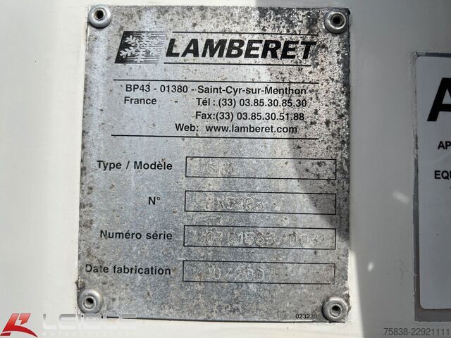 Kühlauflieger LAMBERET SR2*Carrier Vector*Doppelstock*Liftachse*BPW*