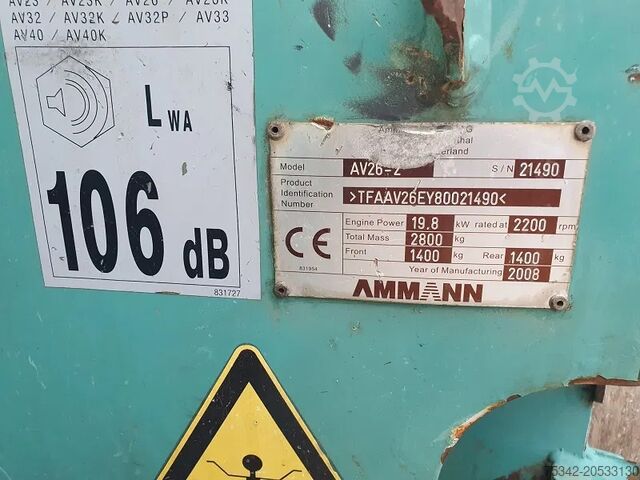 Vibrating roller Ammann Ammann AV 26.2
