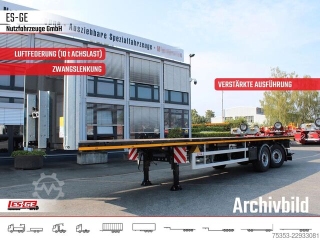 Working platform semitrailer ES-GE 2-Achs-Sattelanhänger, Zwangslenkung