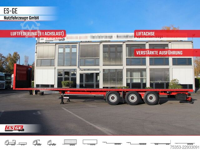Working platform semitrailer KÖGEL 3-Achs-Sattelanhänher Multi Chassis