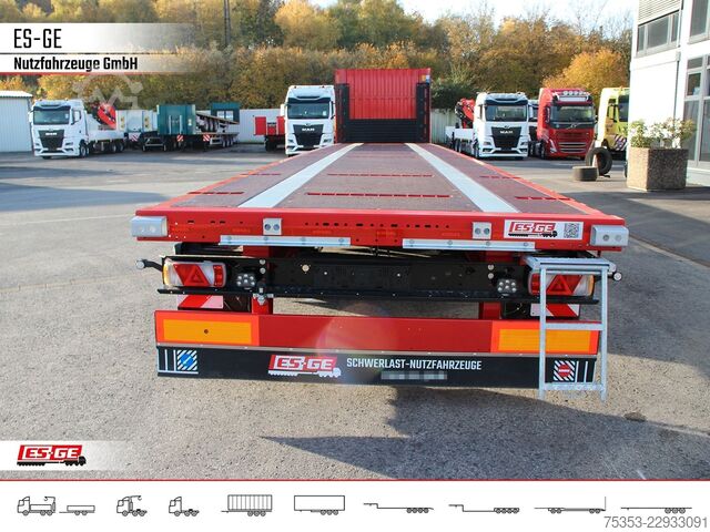 Working platform semitrailer KÖGEL 3-Achs-Sattelanhänher Multi Chassis