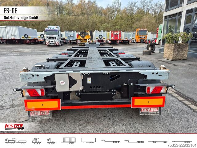 Swap body semitrailer KÖGEL PORT 45 TRIPLEX Containerchassis