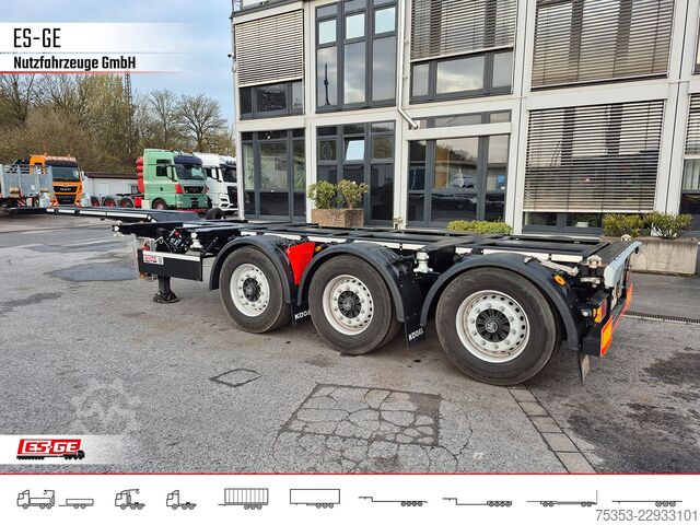 Swap body semitrailer KÖGEL PORT 45 TRIPLEX Containerchassis