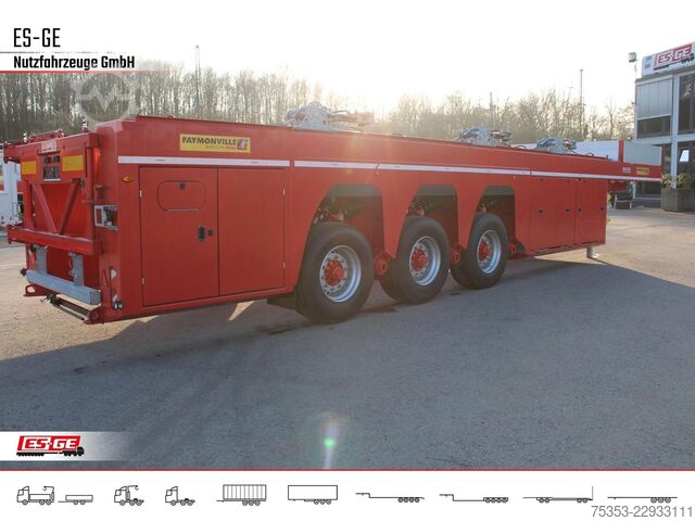 Semitrailer FAYMONVILLE Prefamax Innenlader 3 x LASI