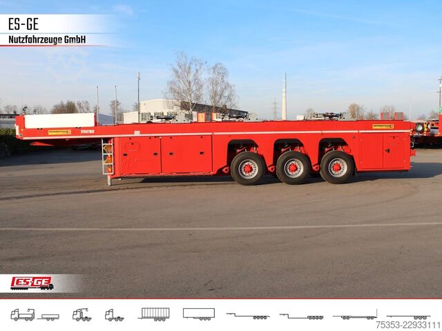 Semitrailer FAYMONVILLE Prefamax Innenlader 3 x LASI