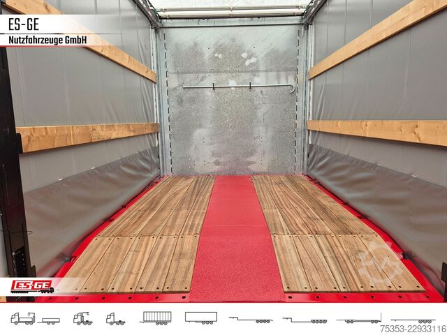 Low loader semitrailer FAYMONVILLE MAX Trailer MAX100 Semi-Tieflader Planenaufbau