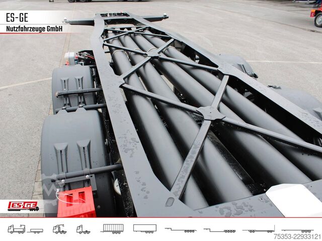 Swap body semitrailer KÖGEL PORT 20 TANKPLEX Containerchassis