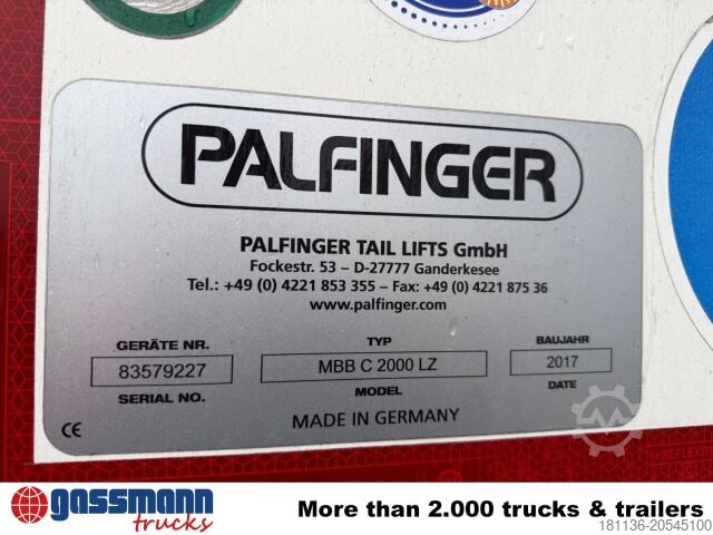 Kofferanhänger  Kofferanhänger mit LBW, Durchladesystem