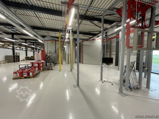 Window spraying plant Finiture automatic painting line for windows