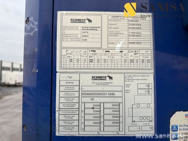 Refrigerated trailer Schmitz Cargobull SCB*S2/Carrier Vector 1350/TÜV 08.26
