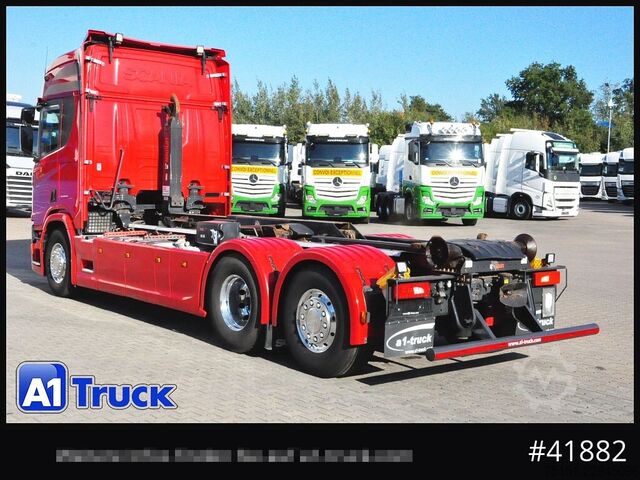 Abrollkipper SCANIA R500, Abrollkipper, Multilift, Lift-Lenkachse,
