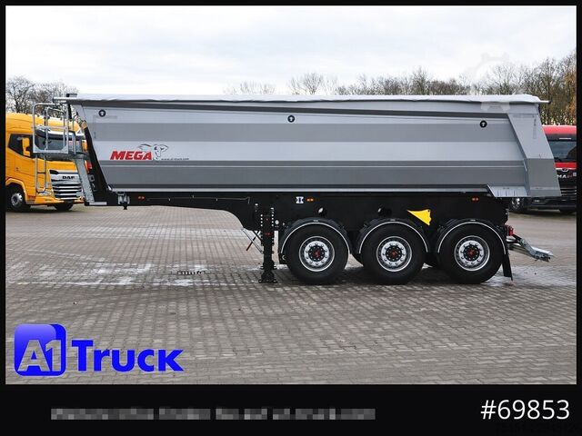 Kipper Auflieger BENALU Mega  25m³ Lift Stahl  SAF 4X4 Allrad 1350mm