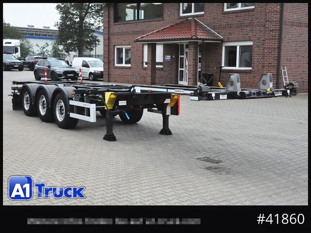 Swap body semitrailer D-TEC Dennison Slider Chassi Multi