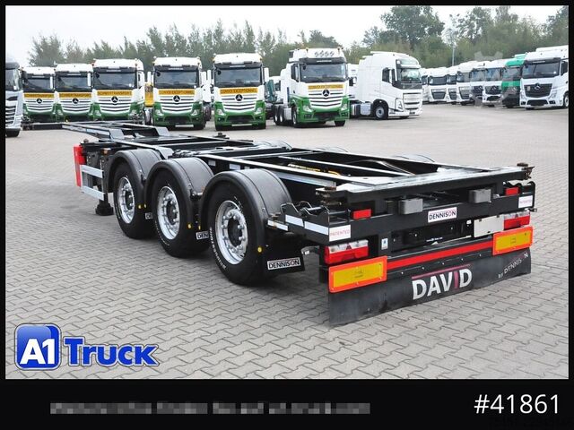 Swap body semitrailer D-TEC Dennison Slider Chassi Multi