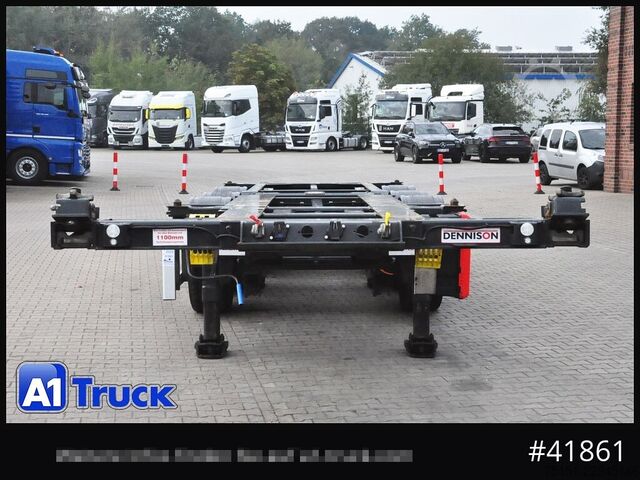 Swap body semitrailer D-TEC Dennison Slider Chassi Multi
