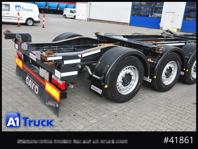 Swap body semitrailer D-TEC Dennison Slider Chassi Multi