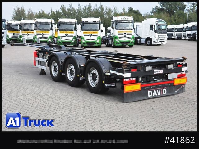 Swap body semitrailer D-TEC Dennison Slider Chassi Multi