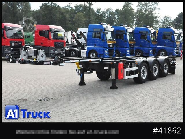Swap body semitrailer D-TEC Dennison Slider Chassi Multi