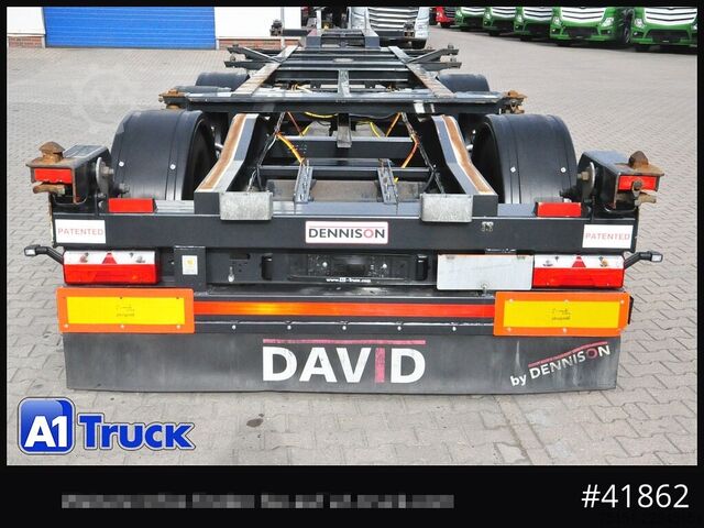 Swap body semitrailer D-TEC Dennison Slider Chassi Multi