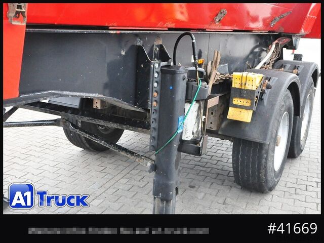 Tipper semitrailer MEILLER MHKS41,Stahl, Kippmulde, 2-Achs,