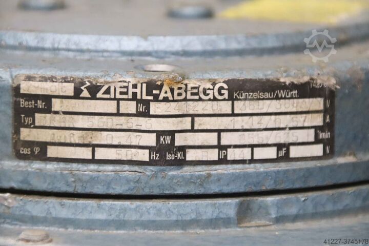 Radial fan Ziehl-Abegg** DKHR 560-6-6