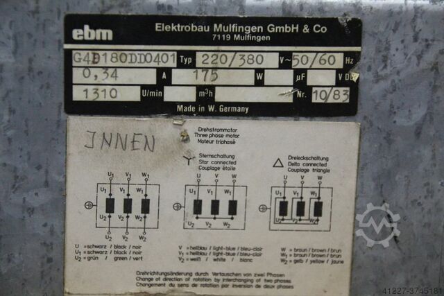 Druckgebläse ebm G4D180DD0401