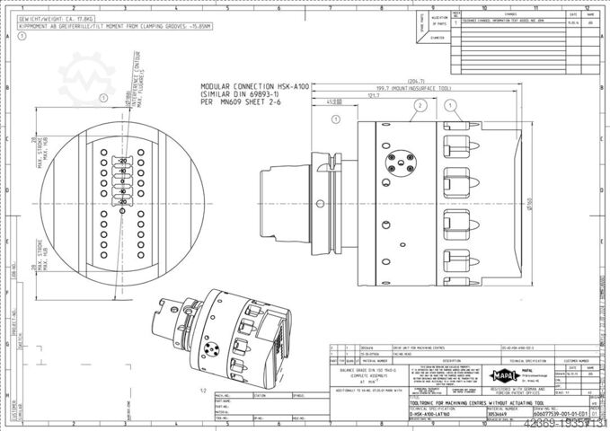Bearbeitungszentrum - Universal GROB G 550 6-axis 252