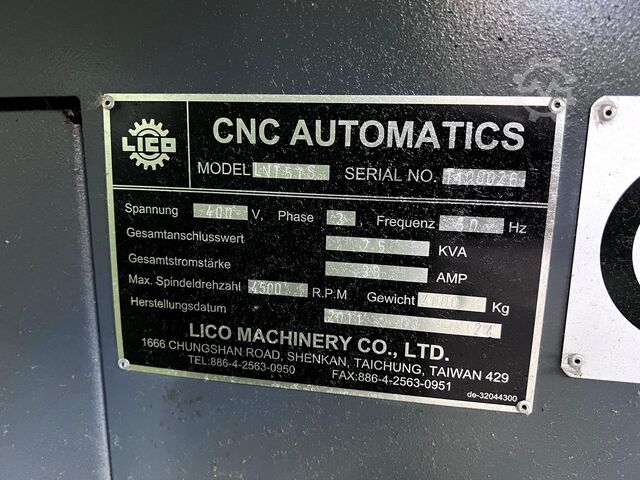 CNC-Mehrschlitten Drehautomat Lico LNT 51S