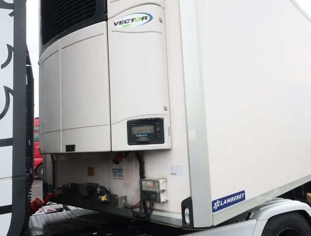 Reefer semitrailer Lamberet SR2 Doppelstock Alcoa Liftachse P-Kasten Vector
