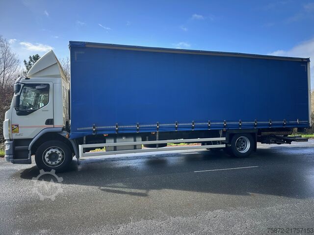 Flatbed truck with tarp DAF LF 290 EURO 6 TAULINER CAJA