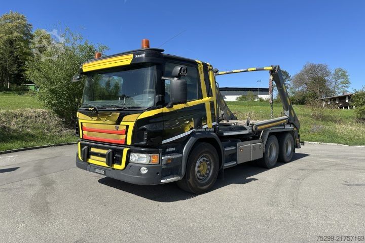 Skip truck Scania P410 6x4 UT / Swiss-Vehicle