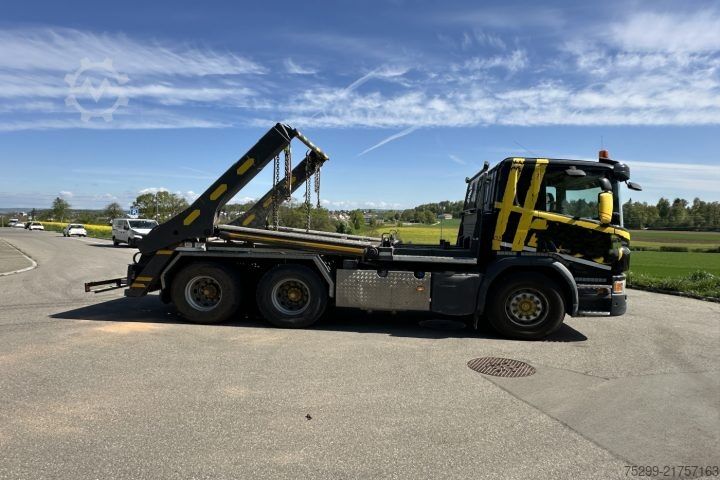 Skip truck Scania P410 6x4 UT / Swiss-Vehicle