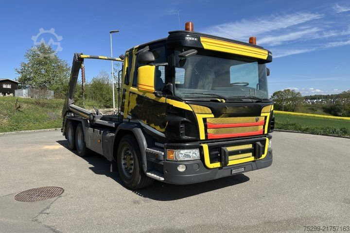 Skip truck Scania P410 6x4 UT / Swiss-Vehicle