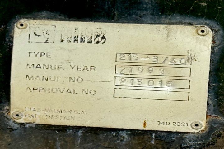 Truck mounted crane  215-3/40 für Hakengerät & BDF Twistlock