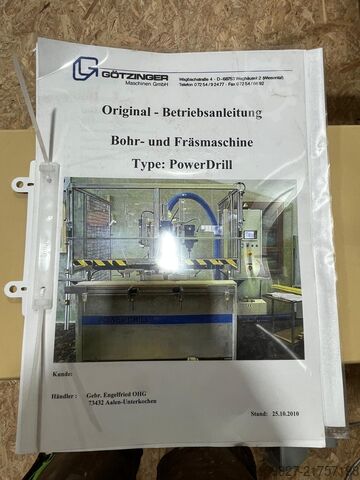 Drilling and milling machine Goetzinger Powerdrill BK2