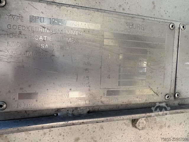 Tank Burg BPO 12-27 ZGZXX 32600 Ltr / 3 Kammer / Chemie L...