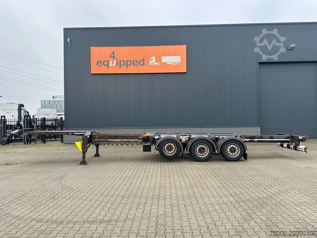 Container transportation D-TEC FLEXITRAILER TRACTION / ADR / SAF + discbrakes ...