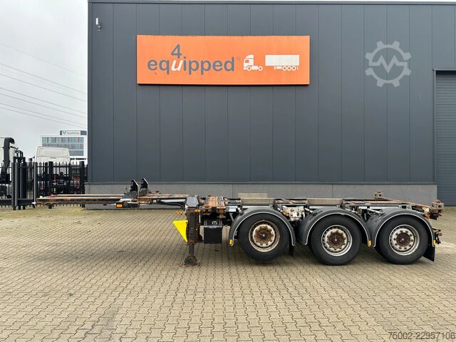 Container transportation D-TEC FLEXITRAILER TRACTION / ADR / SAF + discbrakes ...