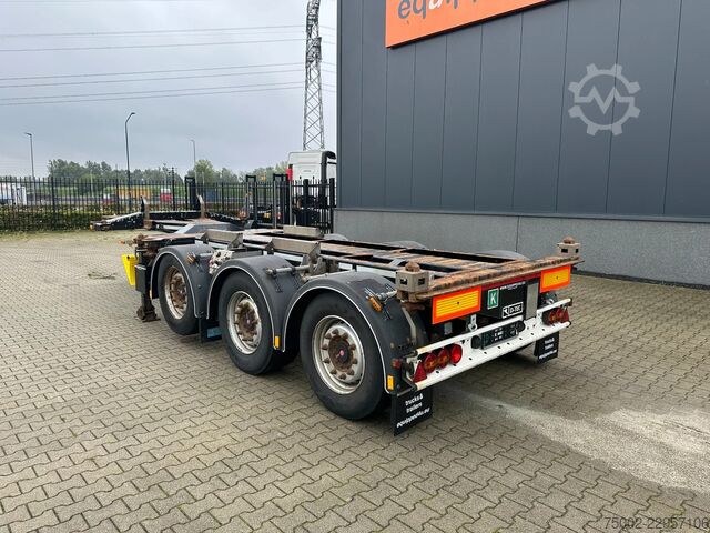 Container transportation D-TEC FLEXITRAILER TRACTION / ADR / SAF + discbrakes ...