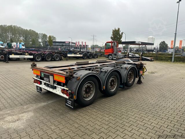 Container transportation D-TEC FLEXITRAILER TRACTION / ADR / SAF + discbrakes ...
