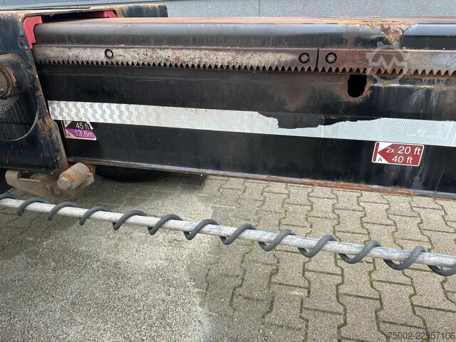 Container transportation D-TEC FLEXITRAILER TRACTION / ADR / SAF + discbrakes ...