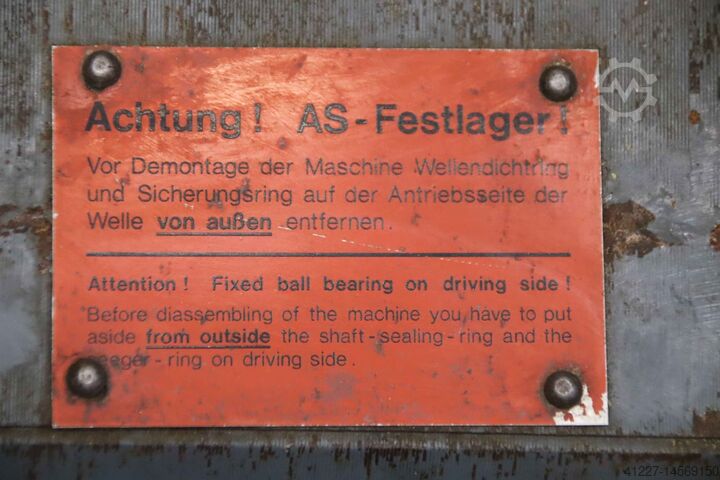 Gleichstrommotor 6,5 kW WIRE Hübner GLF 100/13  TDP 0,2 T-4