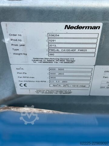 Nederman welding fume extractor Nederman FMC-4L