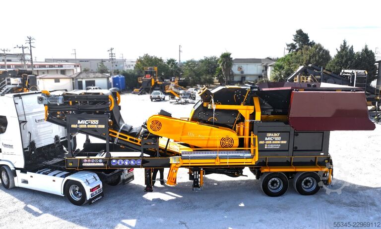 Crushing unit FABO Mobile Impact Crusher Mobile Impact Crusher MIC-100