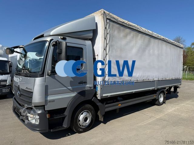 LKW mit Pritsche & Plane MERCEDES-BENZ ATEGO 818 / 918 L Plane 7,1 m EDSCHA * LBW 1 to.