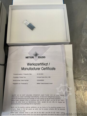 Precision scale industrial scale Mettler Toledo ICS425 K-3XS/ DR/F/m/65